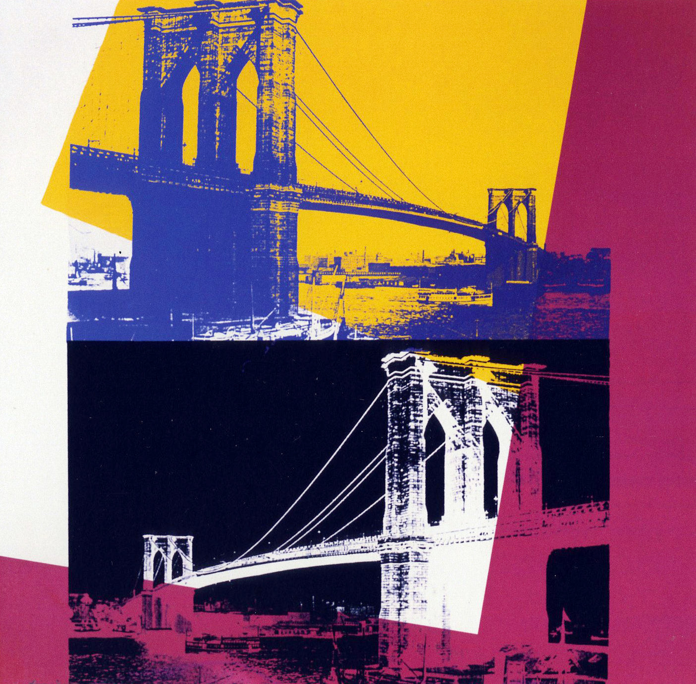 Brooklyn Bridge by Warhol – 1983 Signed TP Print