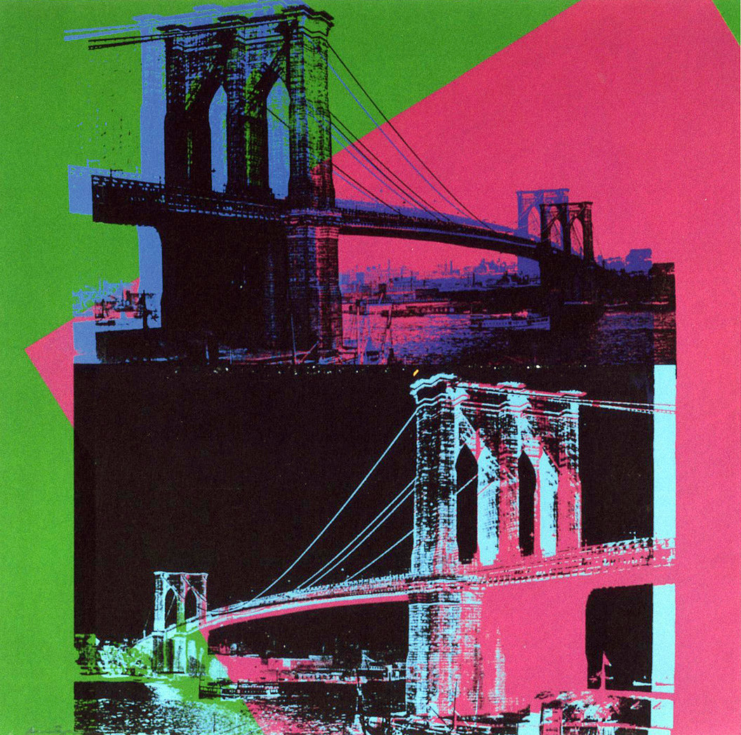 Brooklyn Bridge by Warhol – 1983 Signed TP Print