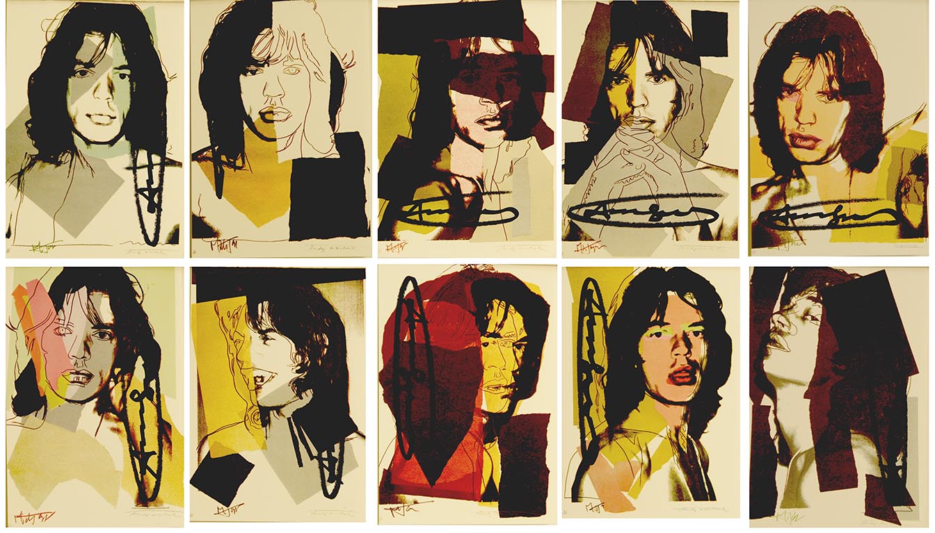 Mick Jagger,1975 by Andy Warhol
