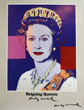 Queen Beatrix of the Netherlands, hand signed  by Andy Warhol