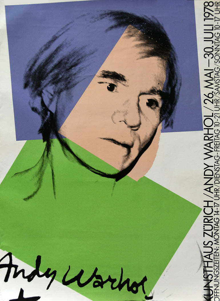 Ingen udløser hulkende Poster Self Portrait by Andy Warhol – Edward Kurstak Art Gallery