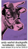 Andy Warhol Magenta Cow Poster – Collect Now