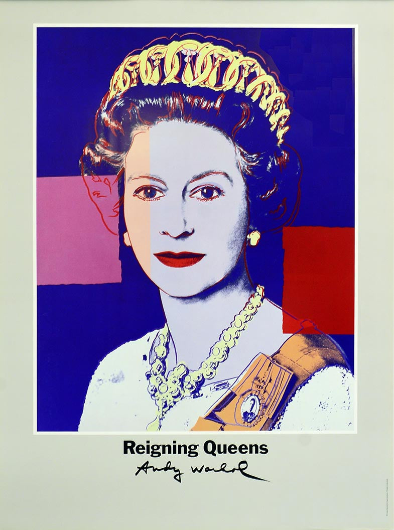 ABOUT EDWARD KURSTAK Queen Elizabeth II of England  by Andy Warhol