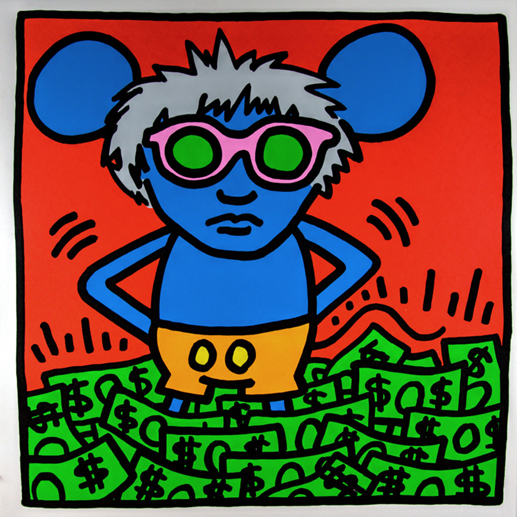 ABOUT EDWARD KURSTAK ANDY MOUSE II   by KEITH HARING