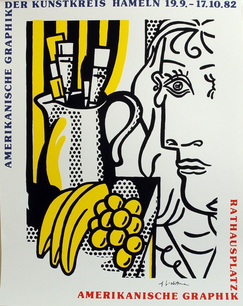 ABOUT EDWARD KURSTAK Amerikanische Graphik Poster by Roy Lichtenstein