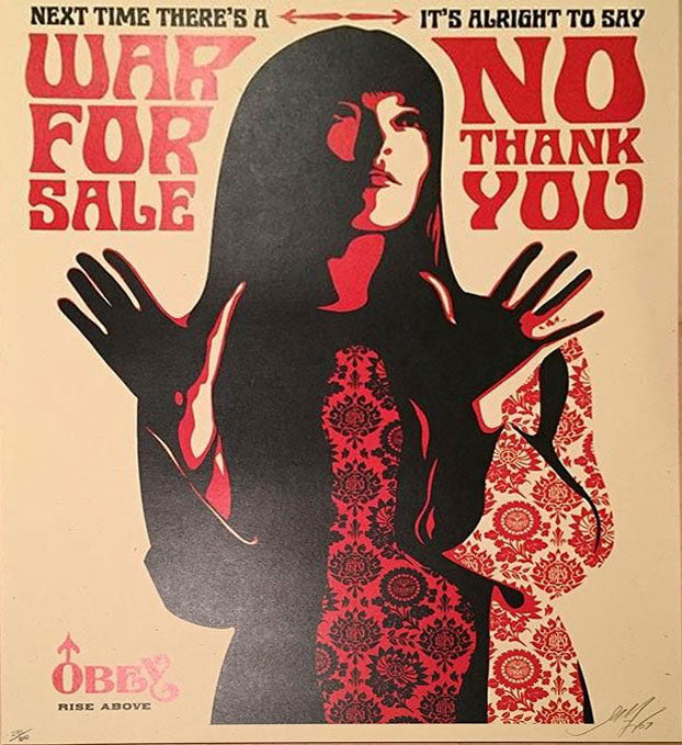 ABOUT EDWARD KURSTAK War for Sale by Frank Shepard Fairey (Obey)