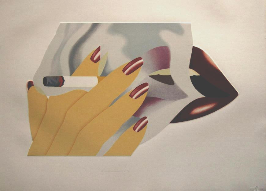ABOUT EDWARD KURSTAK Smoker 1976 by TOM WESSELMANN