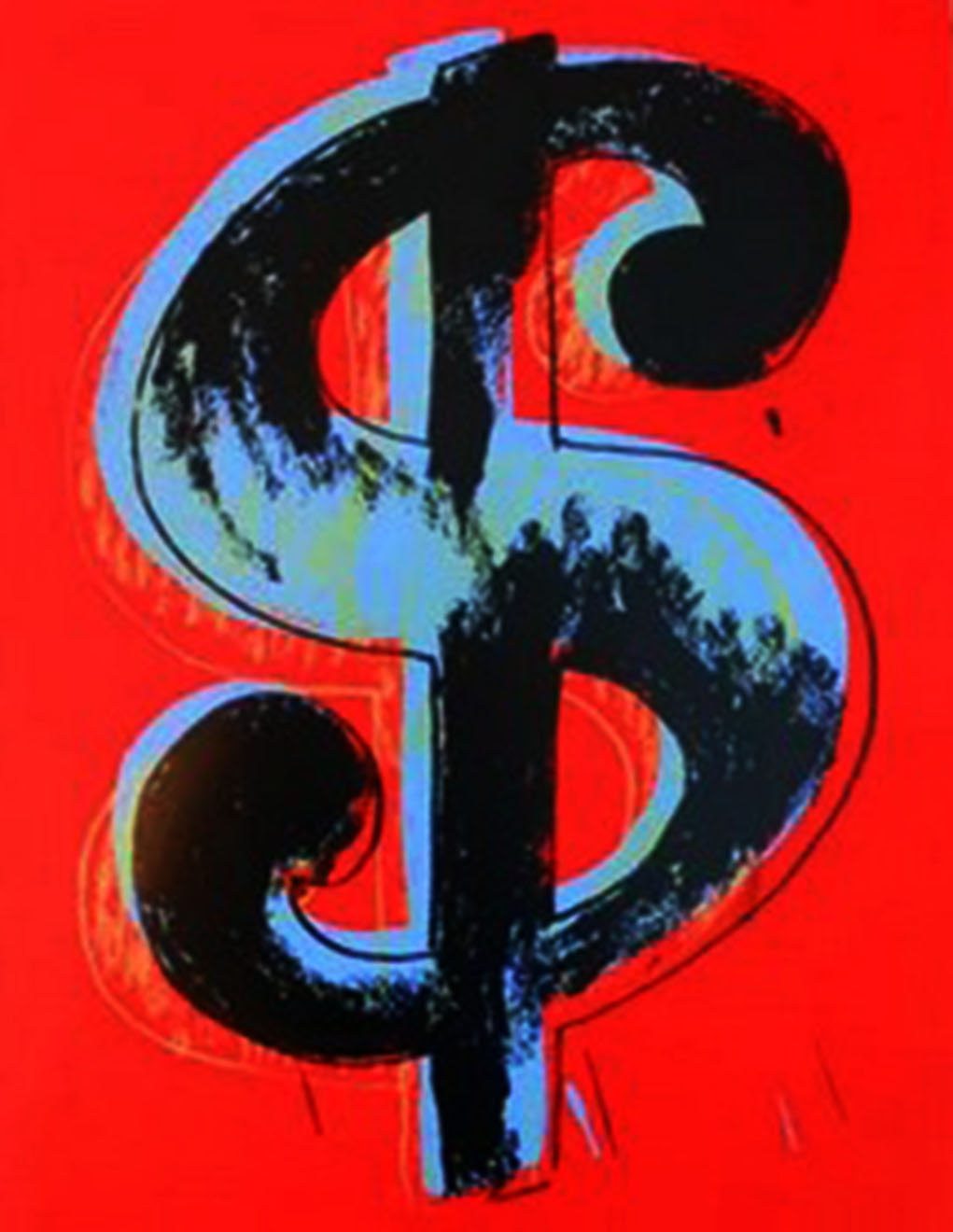 Dollar Sign by Andy Warhol