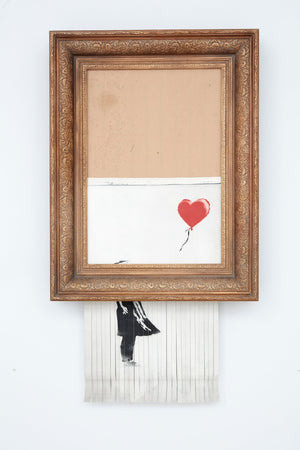 ABOUT EDWARD KURSTAK ART WORLD NEWS: Banksy and the $1.4 Million+ Self-Shredding Painting