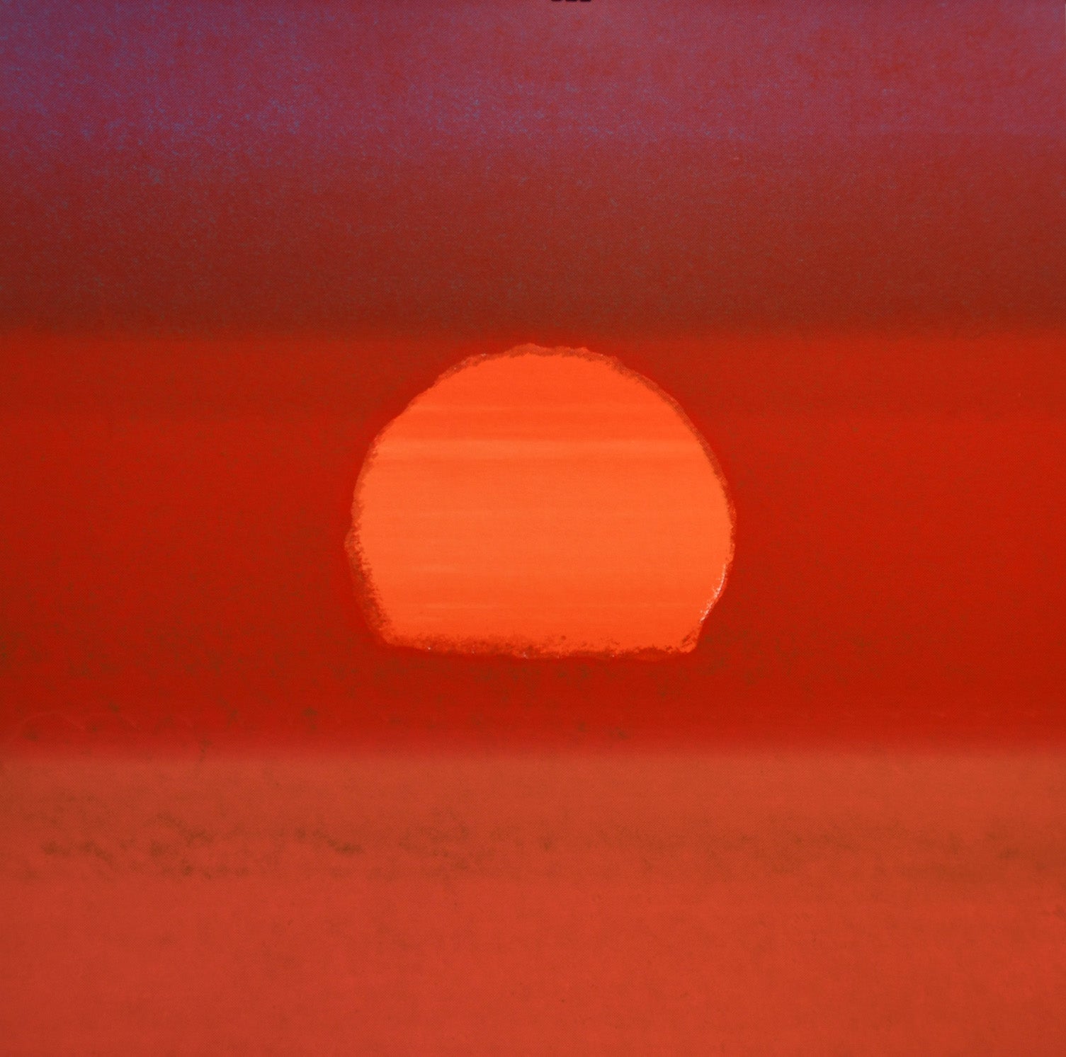 ABOUT EDWARD KURSTAK Sunset, Unique Edition Print, FSII (43) , each print is unique by Andy Warhol