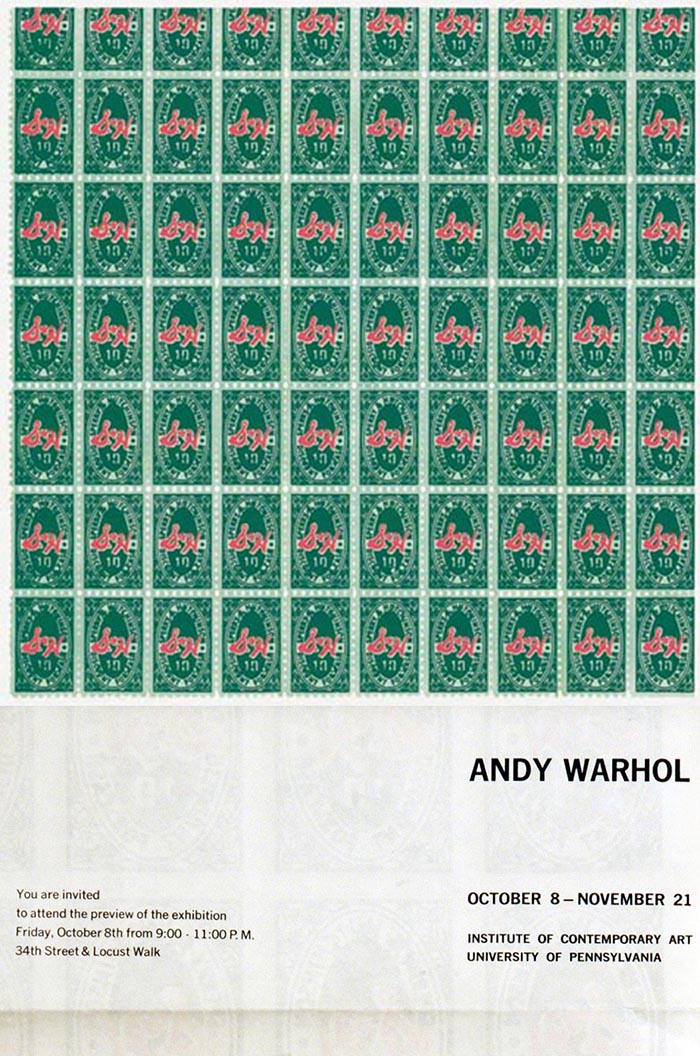 ABOUT EDWARD KURSTAK Green Stamp by ANDY Warhol