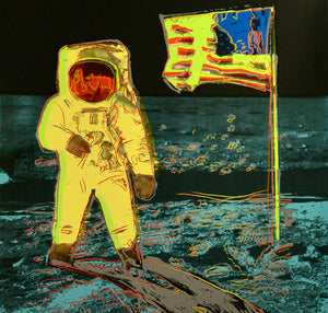 ABOUT EDWARD KURSTAK MOONWALK  IIB,404 1987  by ANDY Warhol