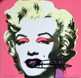 Marilyn (Announcement) 1981, 12x12 inches unsigned  by ANDY WARHOL (J..)
