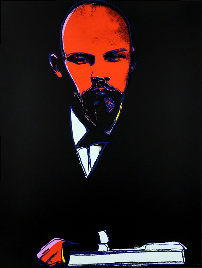 ABOUT EDWARD KURSTAK Lenin  FSII 402, 1987 by ANDY Warhol