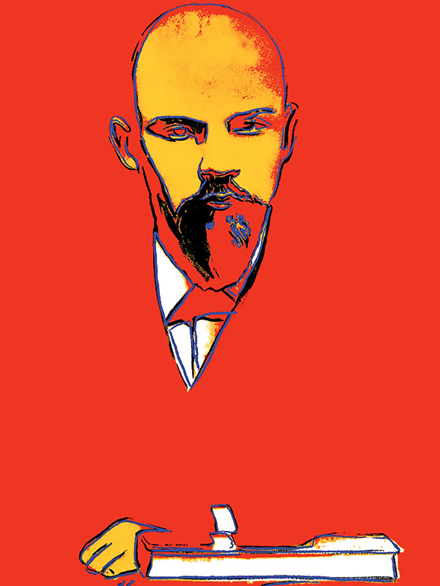 ABOUT EDWARD KURSTAK Lenin  FSII 402, 1987 by ANDY Warhol (H..)