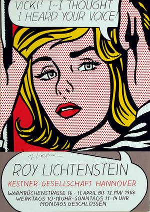 ABOUT EDWARD KURSTAK Vicki, by Roy Lichtenstein