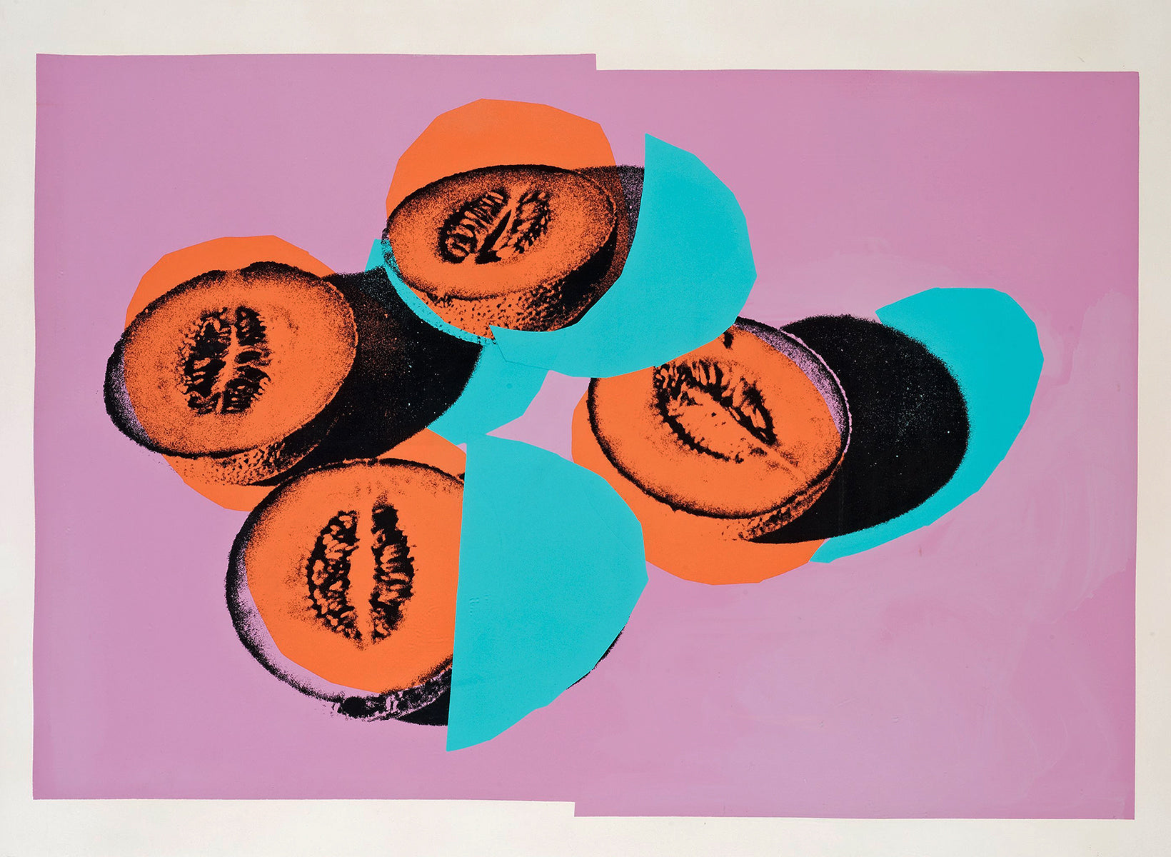 ABOUT EDWARD KURSTAK Andy Warhol  Cantaloupes II F&S II.198 from Space Fruits Still Life