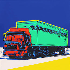 ABOUT EDWARD KURSTAK Truck FSII 368, 1985 by ANDY Warhol