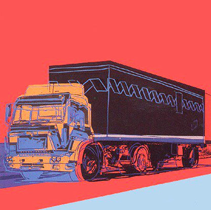 ABOUT EDWARD KURSTAK Truck FSII 369, 1985 by ANDY Warhol
