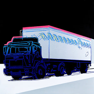 ABOUT EDWARD KURSTAK Truck FSII 370, 1985 by ANDY Warhol