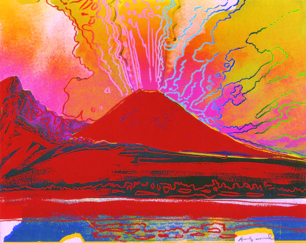 ABOUT EDWARD KURSTAK Vesuvius, 1985 by ANDY Warhol