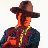 Customer J..ANDY WARHOL  Cowboys and Indians, 1986,  John Wayne, FSII 377