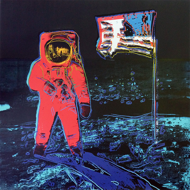 ABOUT EDWARD KURSTAK MOONWALK  IIB,405 1987  by ANDY Warhol (Customer)