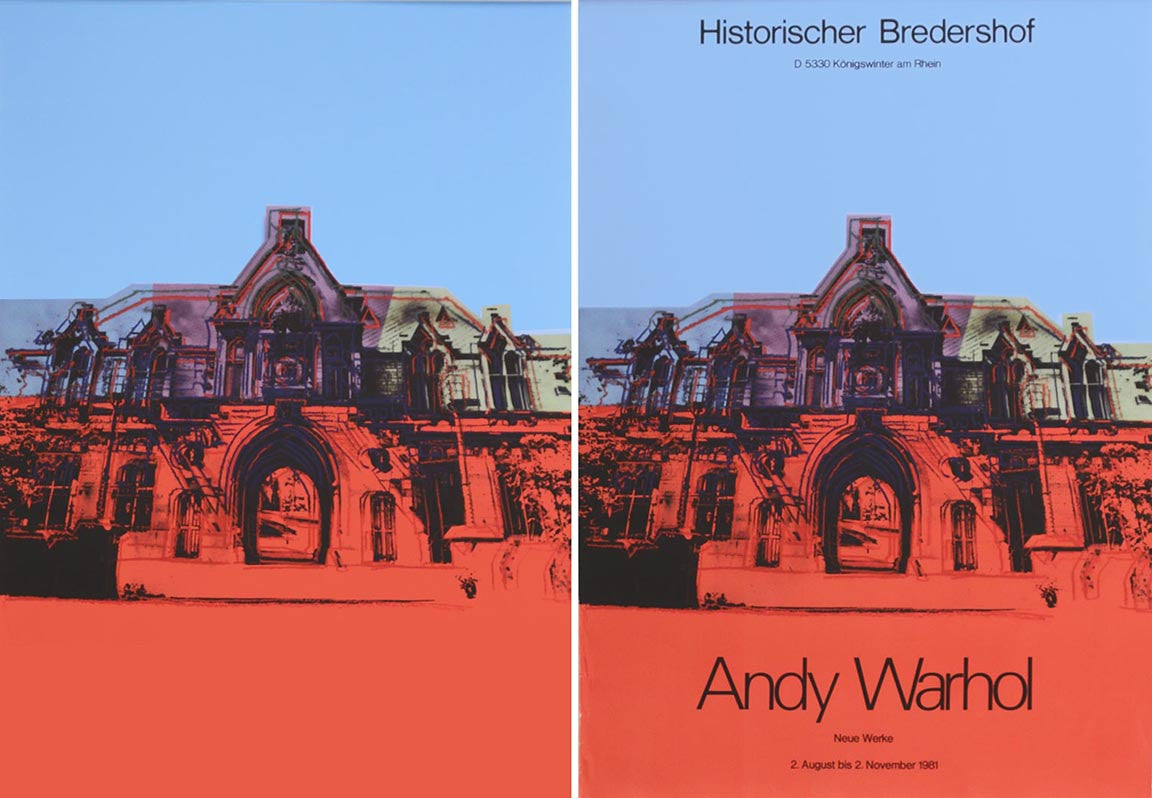 ABOUT EDWARD KURSTAK Historischer Bredershof, 1981 by ANDY WARHOL