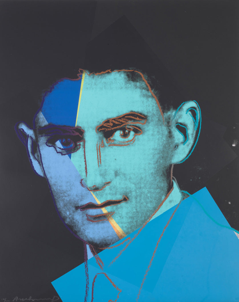 ABOUT EDWARD KURSTAK Warhol, Andy  Franz Kafka, FS.II 226 TEN PORTRAITS OF JEWS OF THE TWENTIETH CENTURY