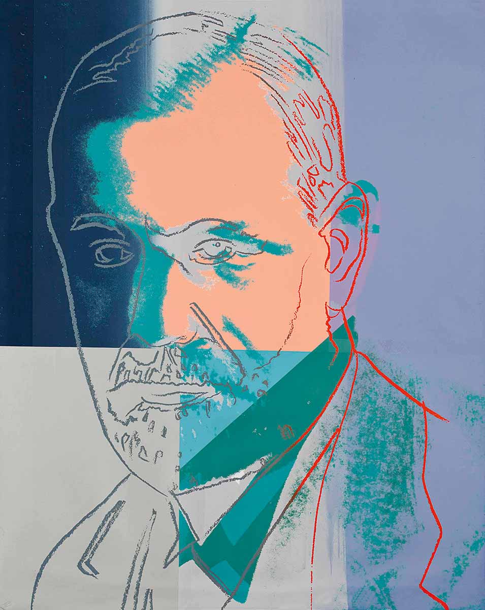 ABOUT EDWARD KURSTAK Warhol, Andy  Sigmund Freud, FS.II 235 TEN PORTRAITS OF JEWS OF THE TWENTIETH CENTURY
