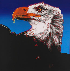 ABOUT EDWARD KURSTAK BALD EAGLE from Endangered Species Portfolio, 1983 by ANDY Warhol