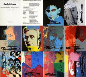 ABOUT EDWARD KURSTAK TEN PORTRAITS OF JEWS OF THE TWENTIETH CENTURY by Andy Warhol