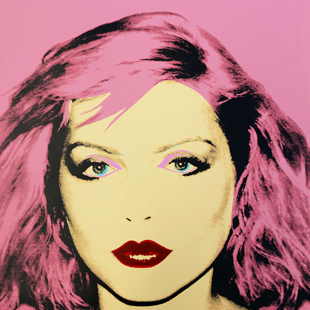 ABOUT EDWARD KURSTAK Debbie Harry 1980 red by ANDY Warhol