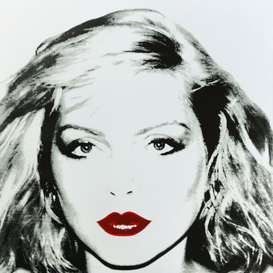 ABOUT EDWARD KURSTAK Debbie Harry 1980 white by ANDY Warhol