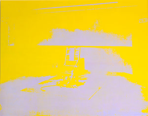 ABOUT EDWARD KURSTAK Electric Chair, yellow, 1971 by ANDY WARHOL