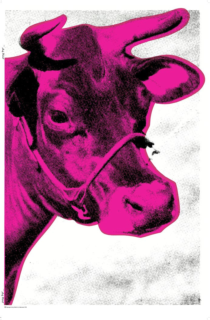 ABOUT EDWARD KURSTAK COW LA BIENNALE 1976 by ANDY Warhol