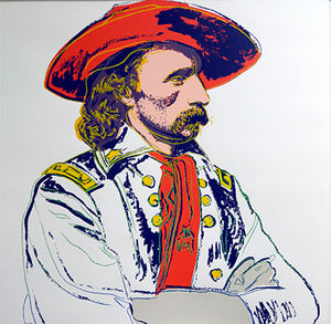 ABOUT EDWARD KURSTAK ANDY WARHOL  General Custer, from Cowboys and Indians, FSII 379 1986