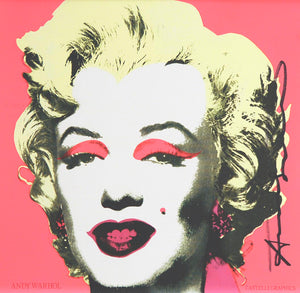 ABOUT EDWARD KURSTAK Marilyn (Announcement) 1981, signed by ANDY WARHOL Customer J..