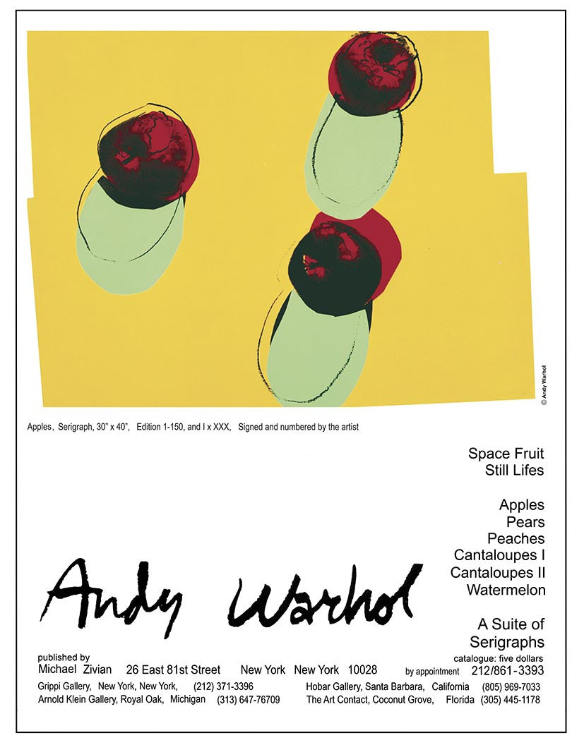 ABOUT EDWARD KURSTAK Andy Warhol APPLES