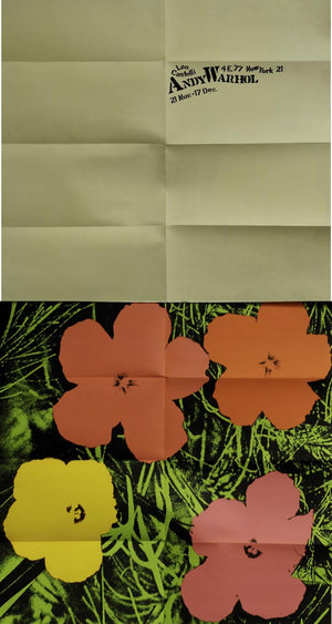 ABOUT EDWARD KURSTAK Andy Warhol Flowers Mailer