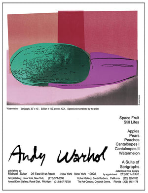 ABOUT EDWARD KURSTAK Andy Warhol Watermelon (2)