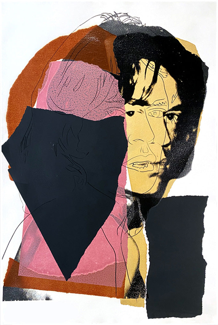 ABOUT EDWARD KURSTAK Mick Jagger FS 139, 1975 by Andy Warhol