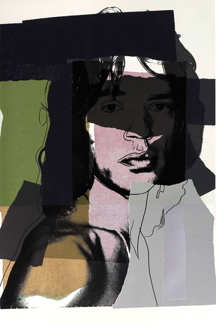 ABOUT EDWARD KURSTAK Mick Jagger FS 145, 1975 by Andy Warhol