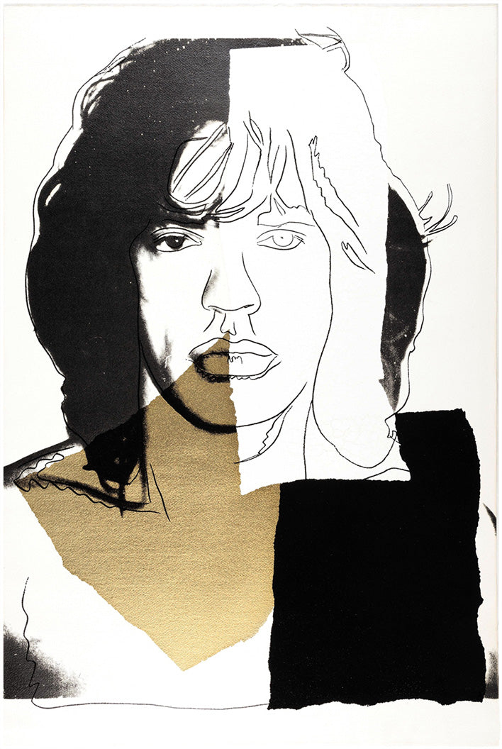 ABOUT EDWARD KURSTAK Mick Jagger FS 146, 1975 by Andy Warhol