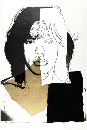 ABOUT EDWARD KURSTAK Mick Jagger FS 146, 1975 by Andy Warhol