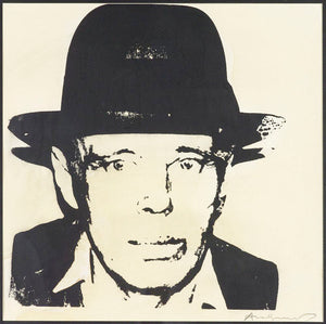 ABOUT EDWARD KURSTAK Joseph Beuys, self portrait 1980 by ANDY WARHOL