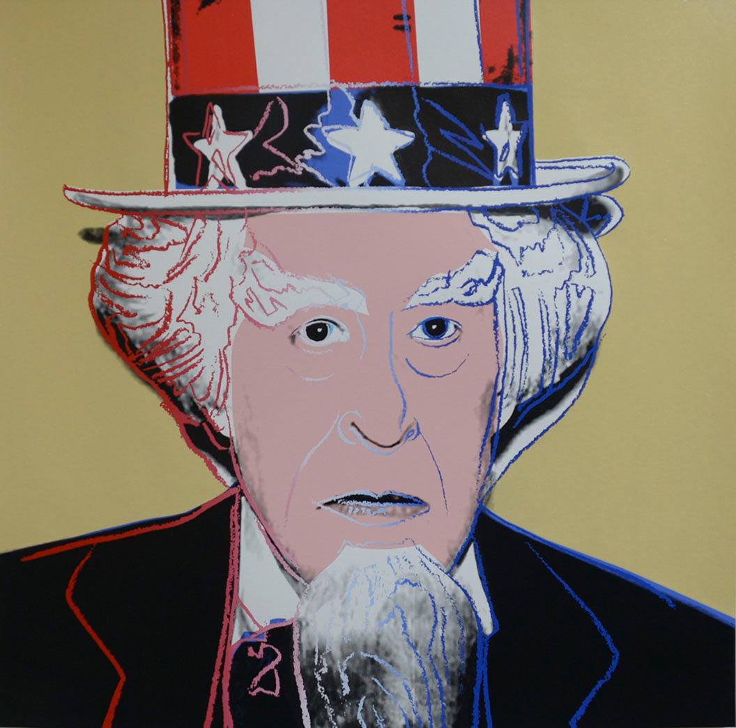 ABOUT EDWARD KURSTAK Uncle Sam from Myths Portfolio by ANDY Warhol