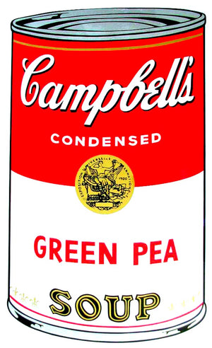 ABOUT EDWARD KURSTAK Campbell's Soup I, 1968,  Green Pea Soup  by Andy Warhol