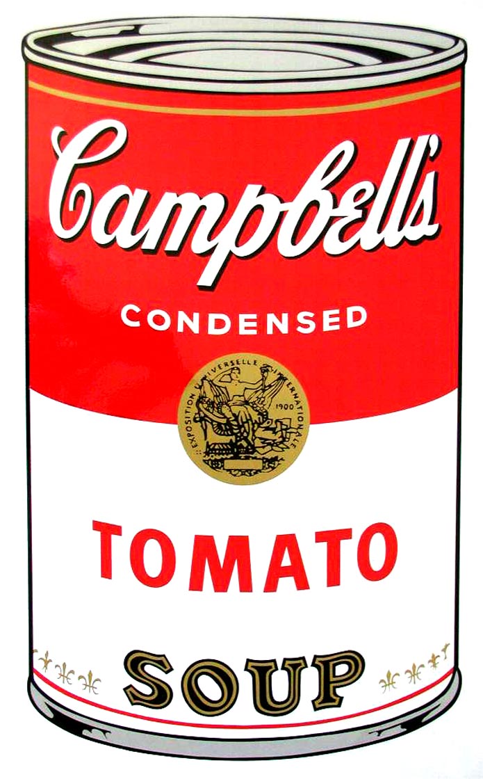 ABOUT EDWARD KURSTAK Campbell's Soup I, 1968,  Tomato Soup,  by Andy Warhol