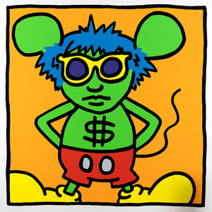 ABOUT EDWARD KURSTAK ANDY MOUSE IV   by KEITH HARING